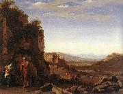 POELENBURGH, Cornelis van Rest on the Flight into Egypt af oil painting artist